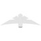 Ekena Millwork Davenport Architectural Grade PVC Gable Bracket, 60"W x 17 1/2"H x 2"D x 6"F, 7/12 Pitch GBP060X18X0206DAV00 - alternate 5